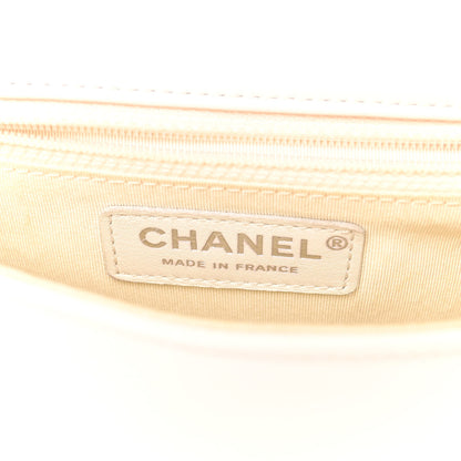 Chanel Lambskin Lurex Quilted Elementary Chic Mini Flap White 6 of 11