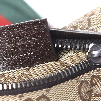 Gucci GG Monogram Double Pocket Belt Bag Dark Brown 7 of 10