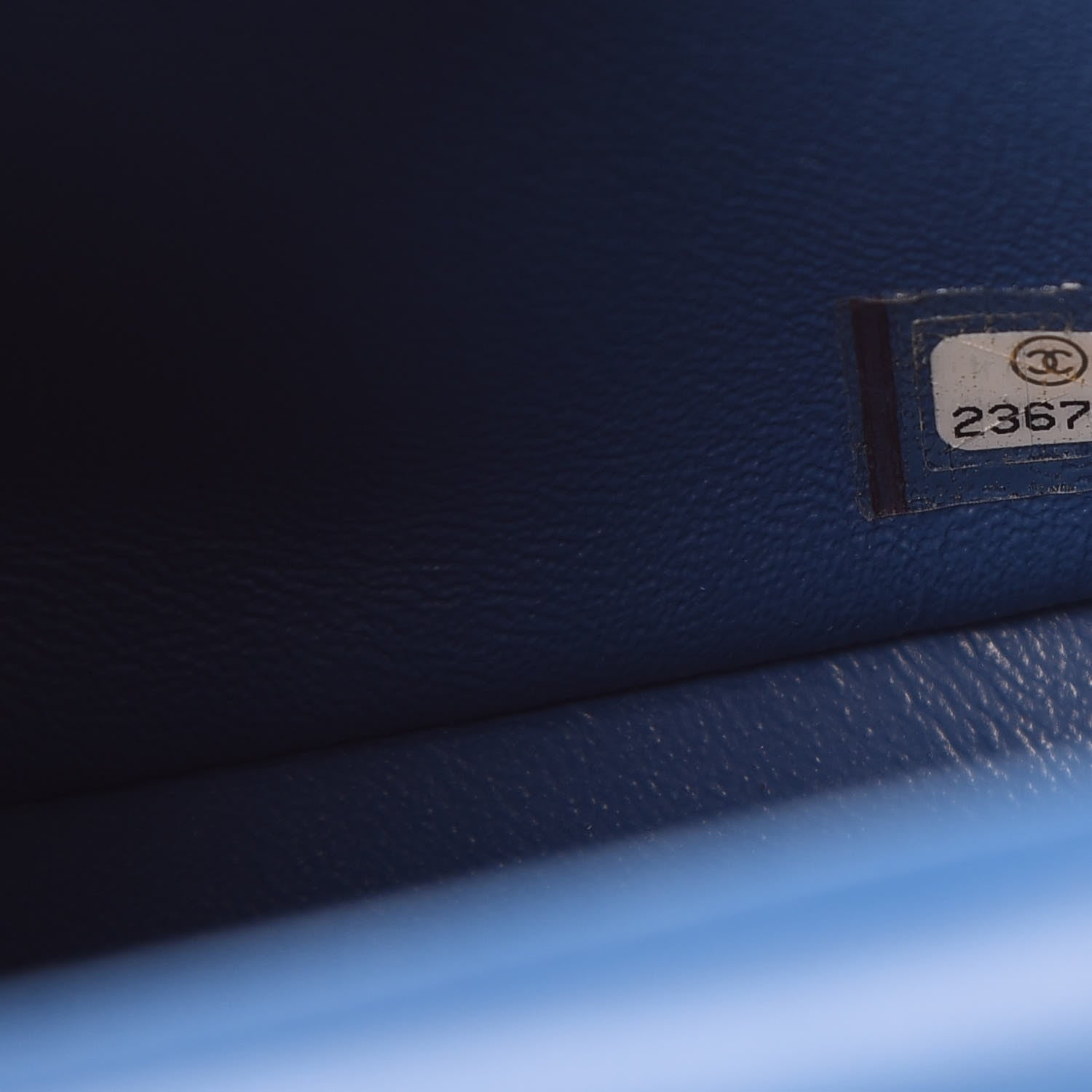 Chanel Lambskin Quilted Mini Square Flap Blue 8 of 11
