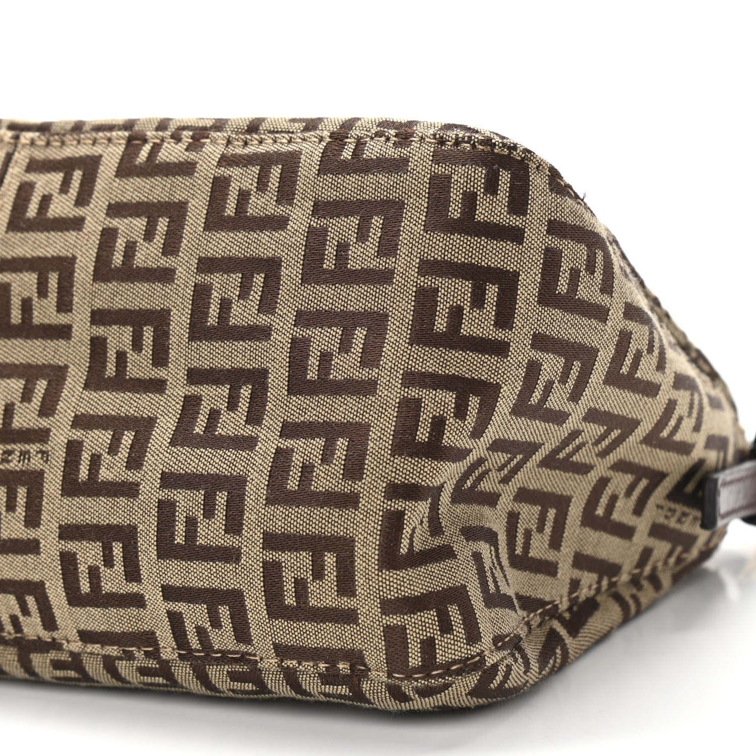 Fendi Zucchino Vitello Mini Mama Baguette Mogano Panna Bruciato 10 of 13