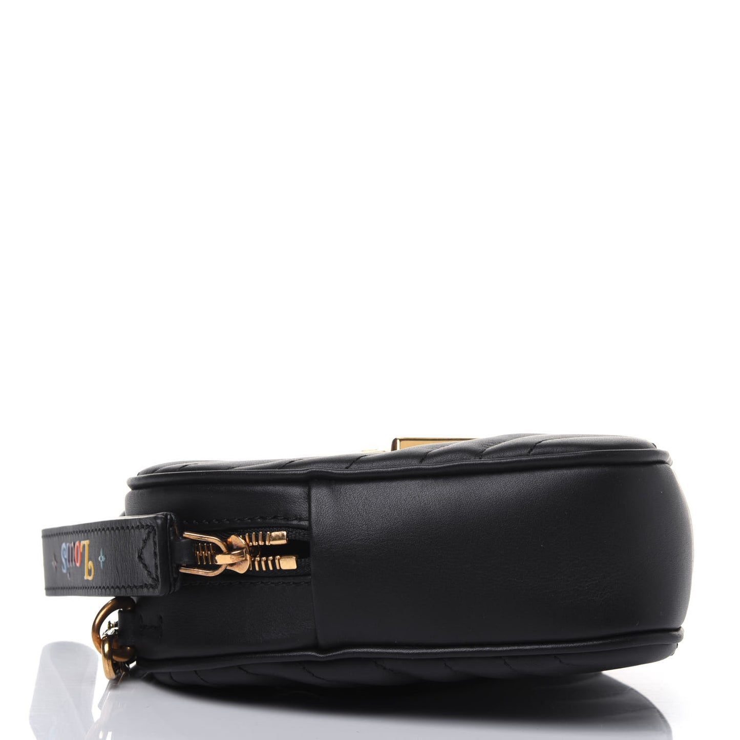 Calfskin New Wave Heart Bag Black