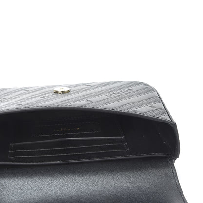 Givenchy Calfskin Chain Embossed Bond Pouch with Chain Black 4 of 8
