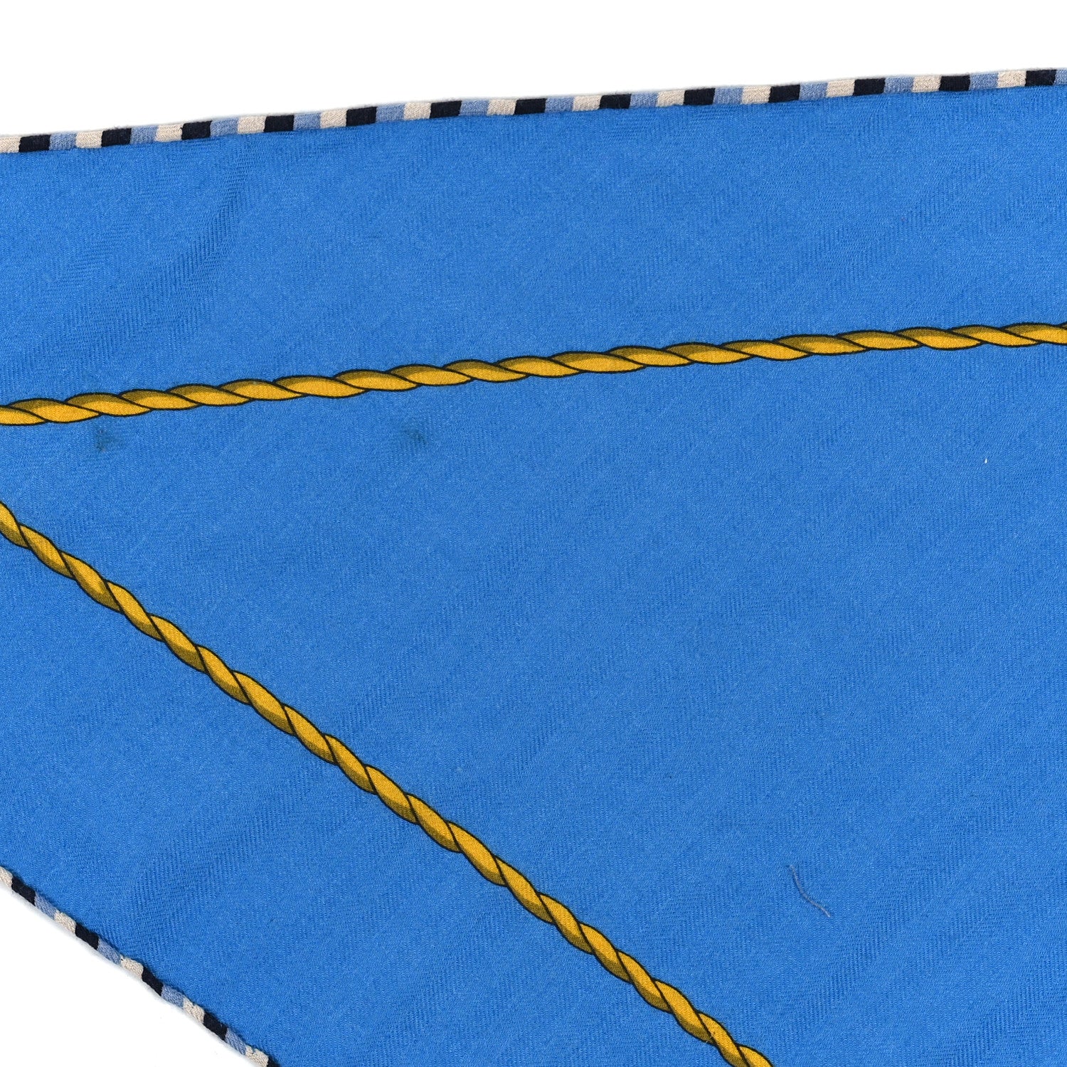 Hermes Cashmere Silk La Reale Giant Pointe Triangle Shawl 4 of 4