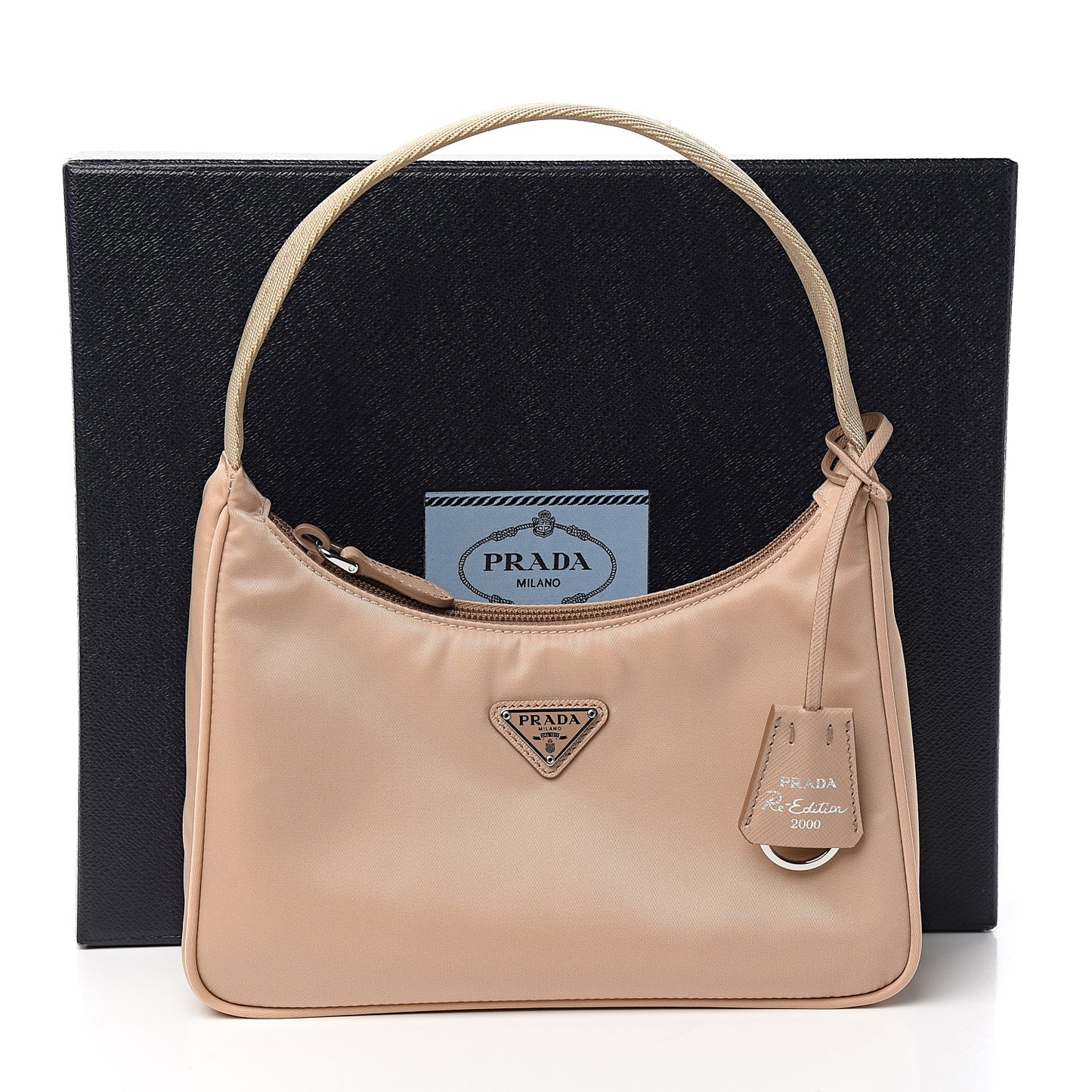 Tessuto Nylon Mini Re-Edition 2000 Bag Cammeo