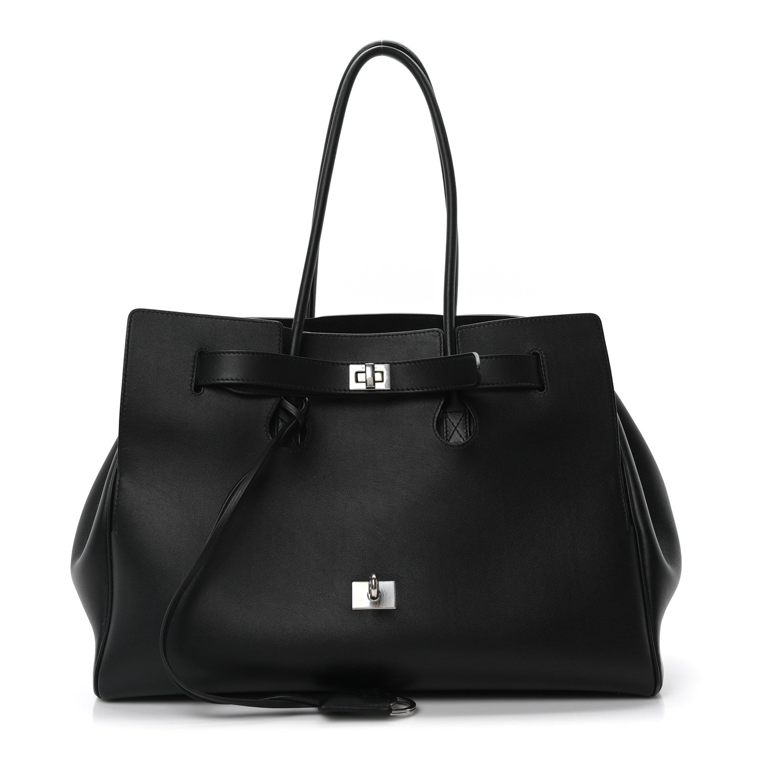 Balenciaga Smooth Calfskin Medium Bel Air Carry All Bag Black 1 of 9