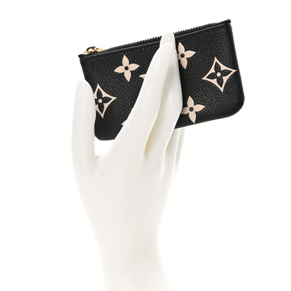 Louis Vuitton Empreinte Monogram Giant Key Pouch Black Beige 2 of 8