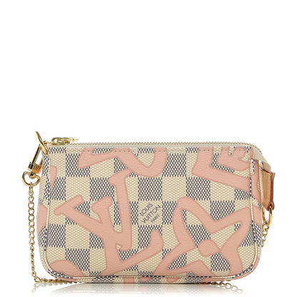 Louis Vuitton Damier Azur Tahitienne Mini Pochette Accessories 1 of 6