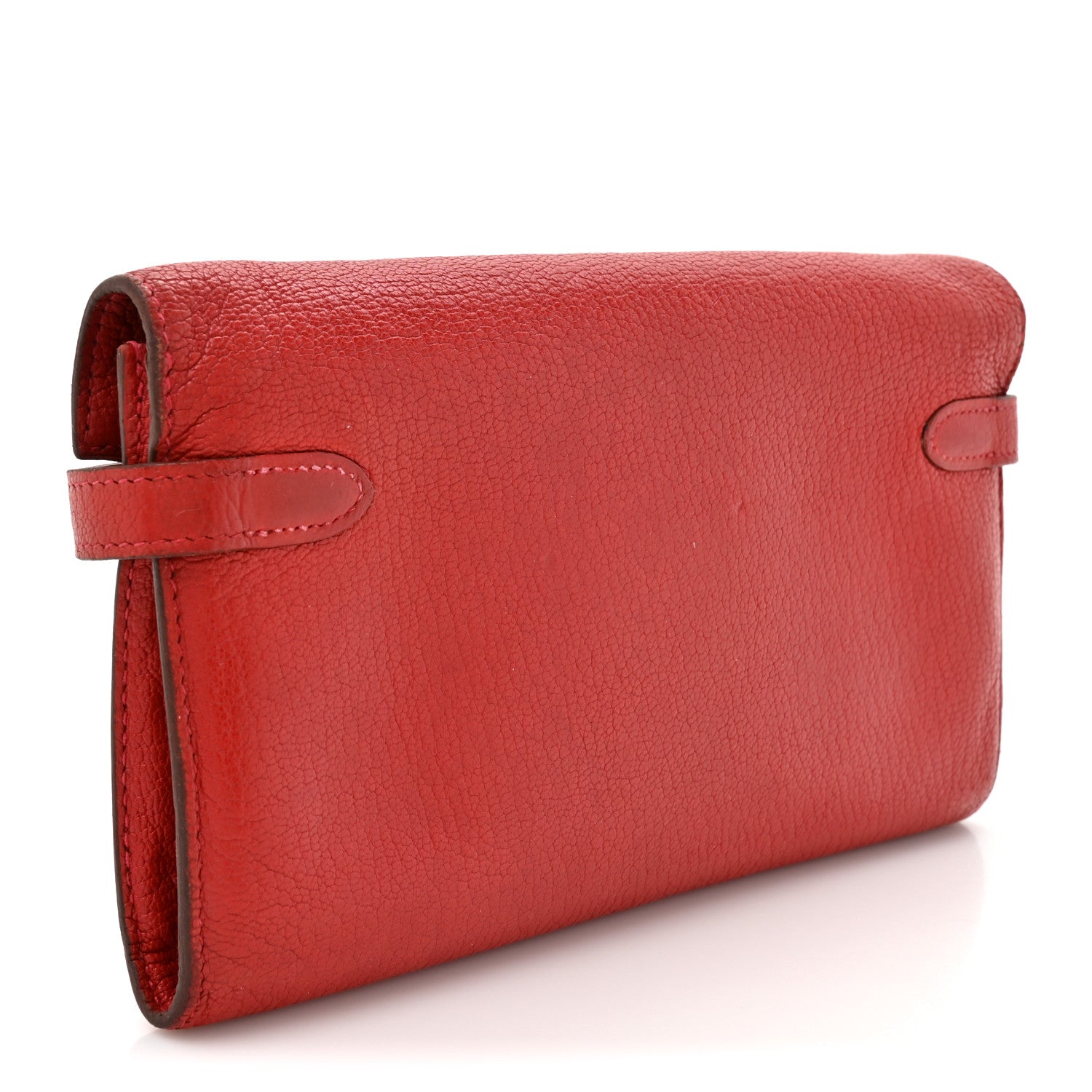 Hermes Chevre Mysore Kelly Longue Wallet Coq De Roche 3 of 13