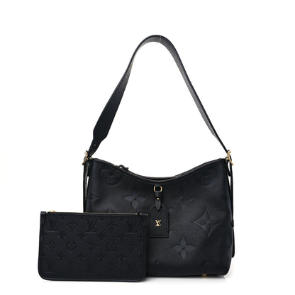 Louis Vuitton Empreinte Carryall PM Black 3 of 9