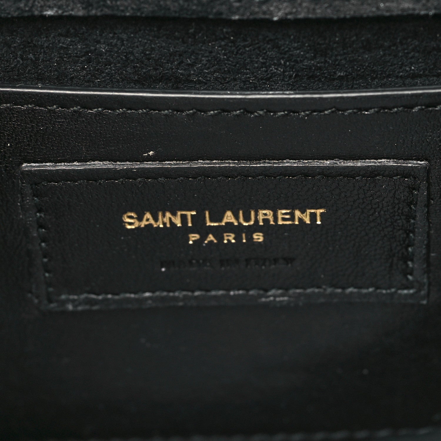 Saint Laurent Metallic Calfskin Small Classic Monogram Kate Tassel Satchel Gold 6 of 12
