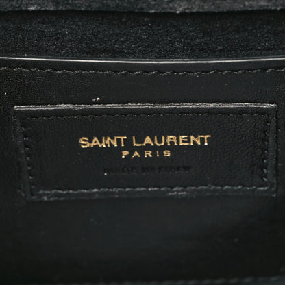 Saint Laurent Metallic Calfskin Small Classic Monogram Kate Tassel Satchel Gold 6 of 12