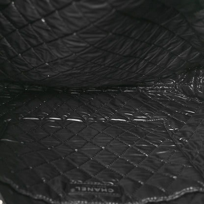 Chanel Nylon Cat Emoticon Tote Navy Silver 6 of 12