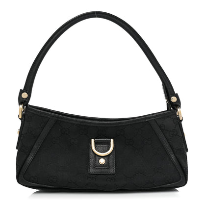 Gucci Monogram D Ring Abbey Pochette Black 1 of 16