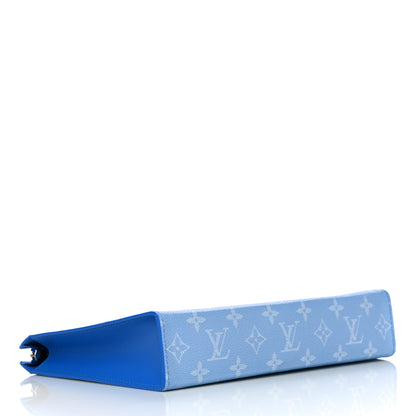 Louis Vuitton Monogram Clouds Pochette Voyage MM A4 Blue 4 of 10