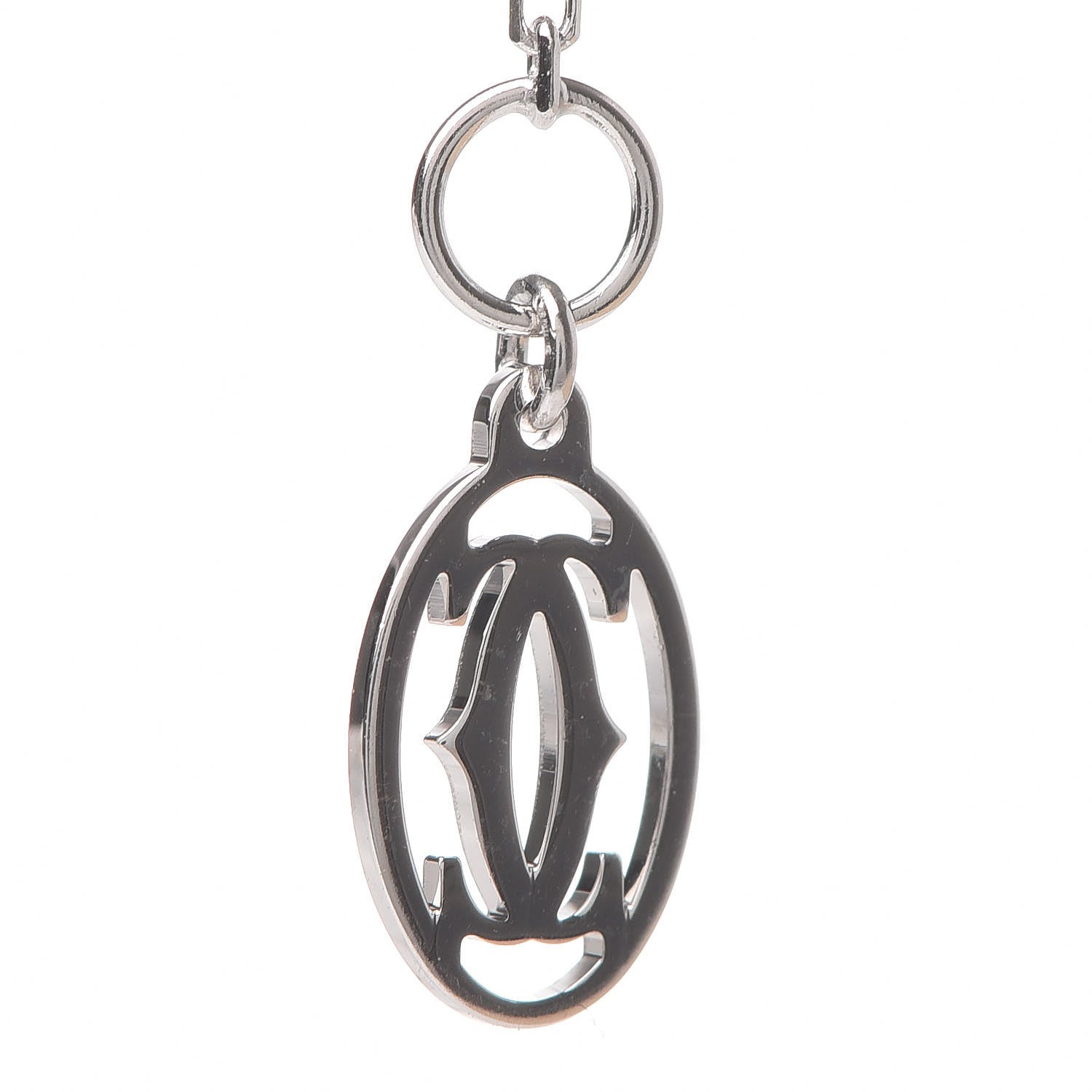 Cartier 18K White Gold Diamond XS D'Amour Pendant Necklace 5 of 8