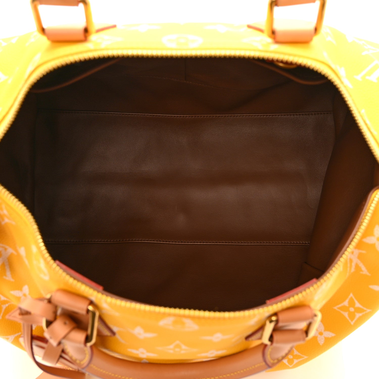 Louis Vuitton Calfskin Monogram Speedy P9 Bandouliere 40 Yellow 4 of 14