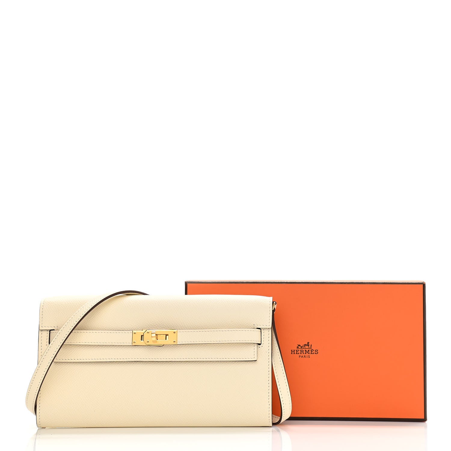 Hermes Epsom Verso Kelly Wallet To Go Nata Jaune Poussin 11 of 11