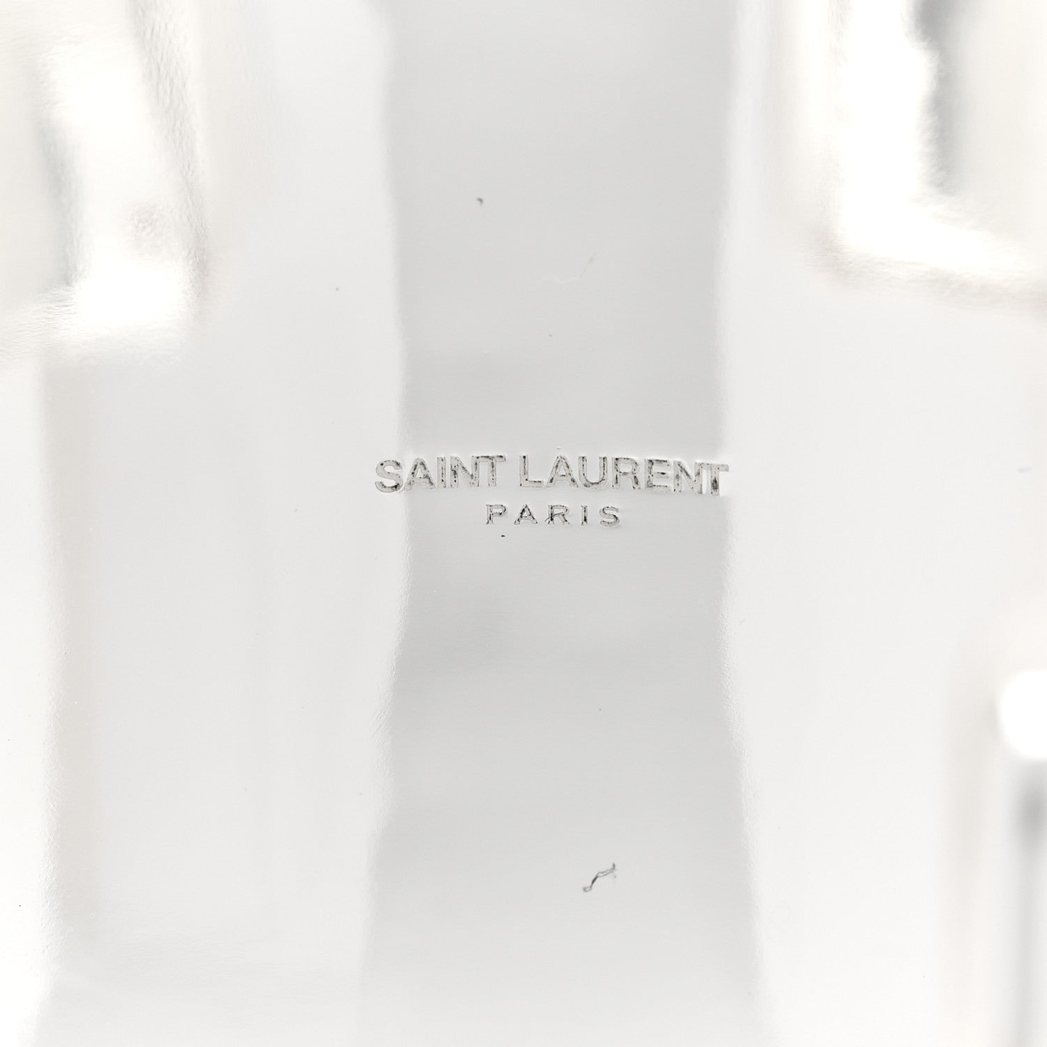 Saint Laurent Brass Big Bumpy Cuff Bracelet M Silver 4 of 5