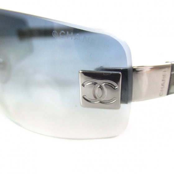 Frameless CC Logo Sunglasses Blue Gradient