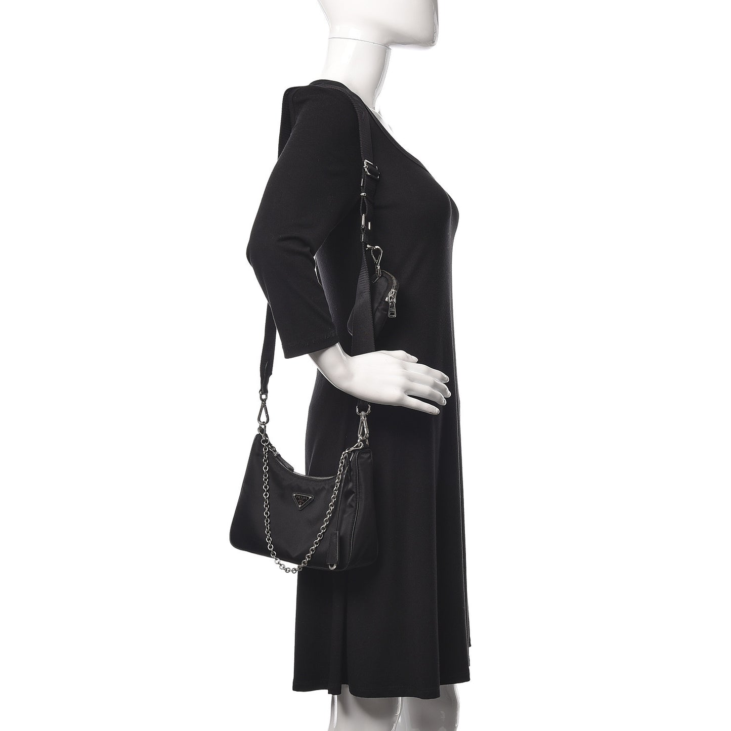 Nylon Re-Edition 2005 Shoulder Bag Black