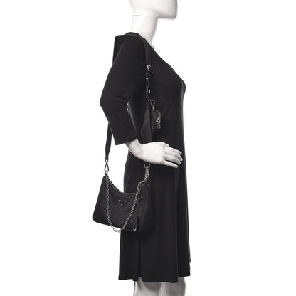 Prada Nylon Re-Edition 2005 Shoulder Bag Black 2 of 13