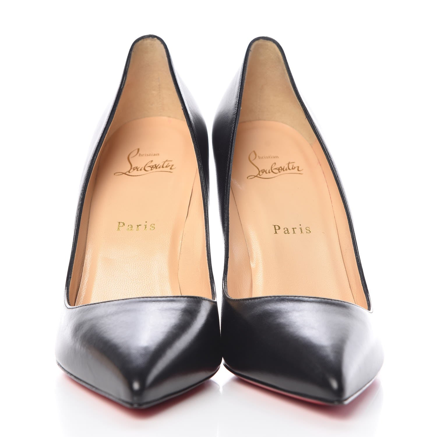 Christian Louboutin Shiny Nappa Pigalle 100 Pumps 38.5 Black 2 of 9