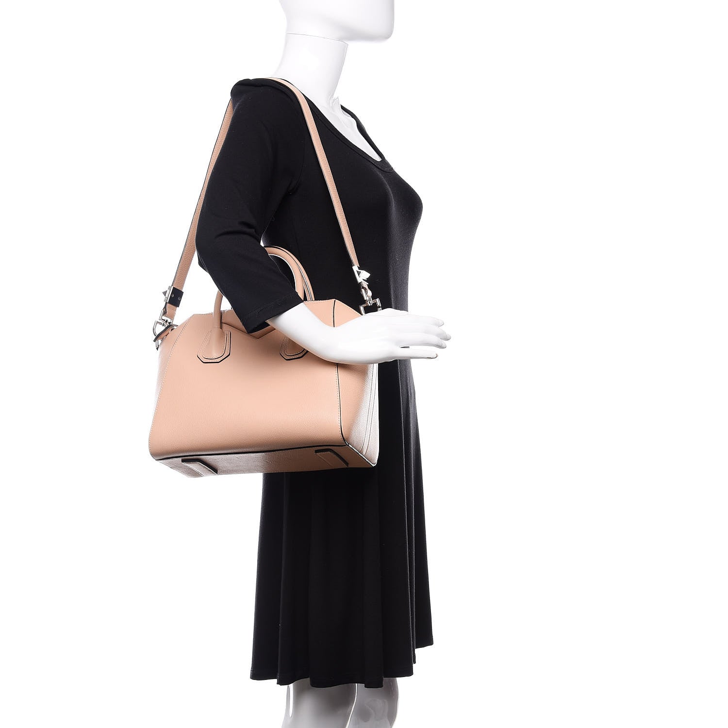 Givenchy Sugar Goatskin Small Antigona Nude Pink 2 of 15