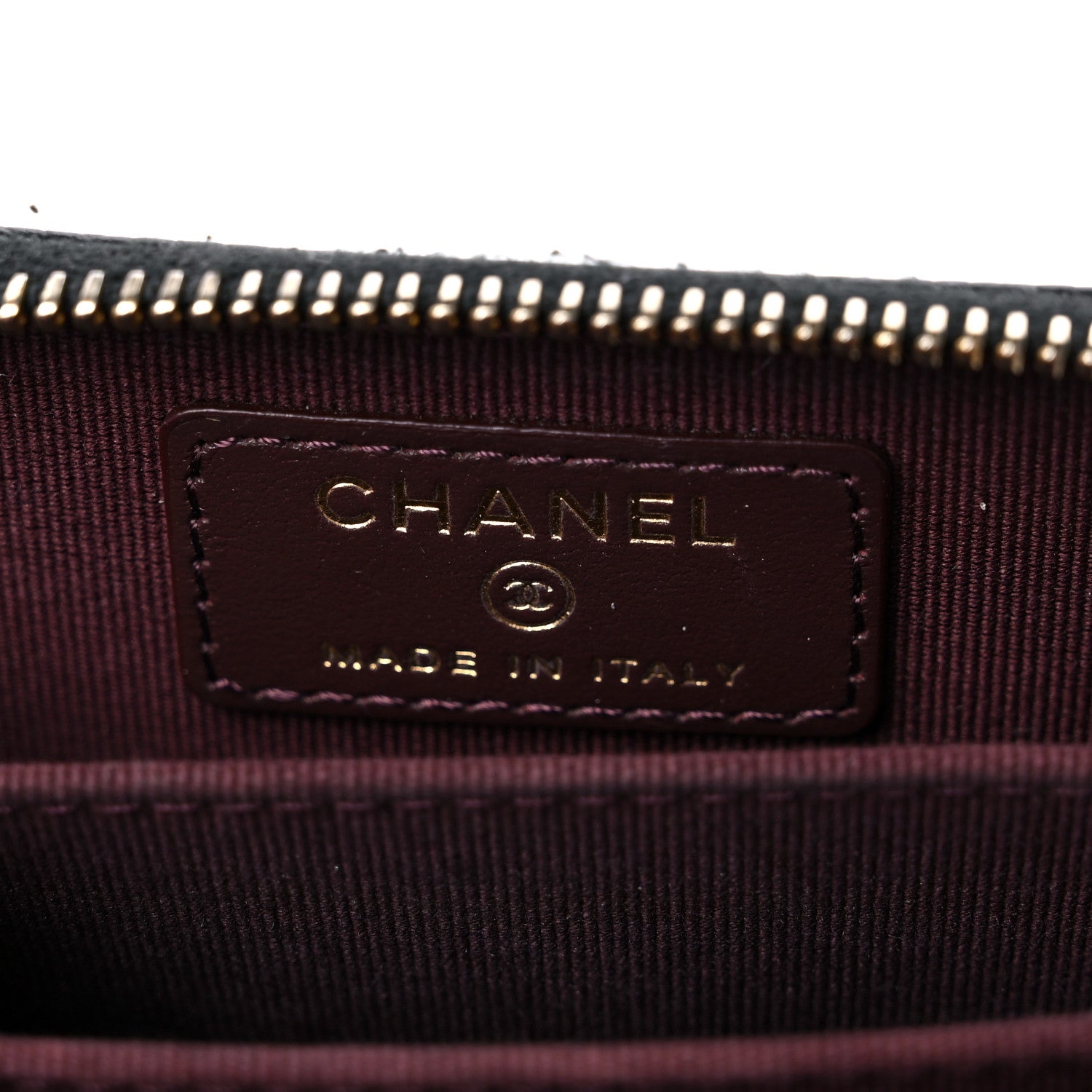 Chanel Caviar Quilted Zip Coin Purse Black 5 of 9