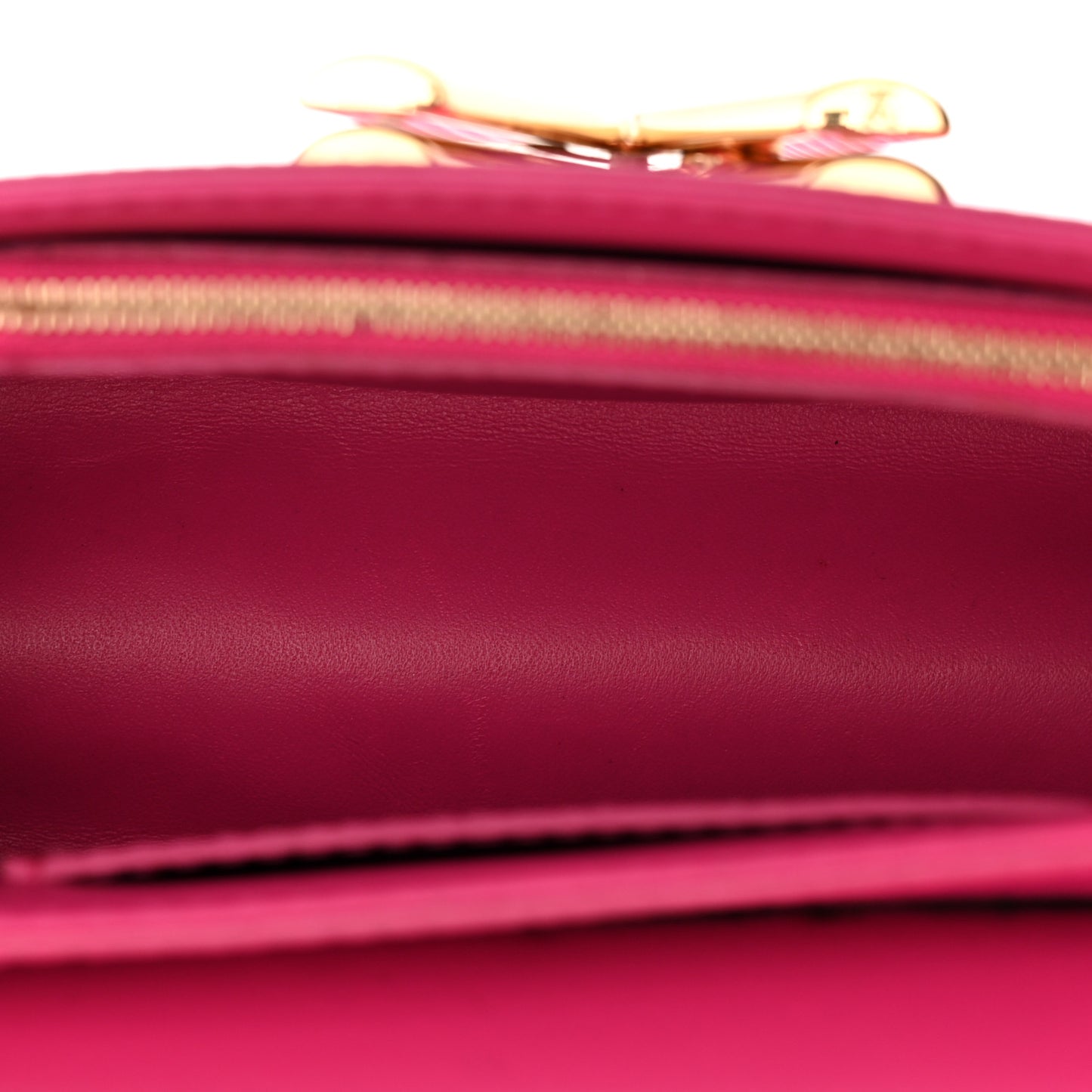Epi Twist Braided Chain Shoulder Bag PM Rose Miami Pink