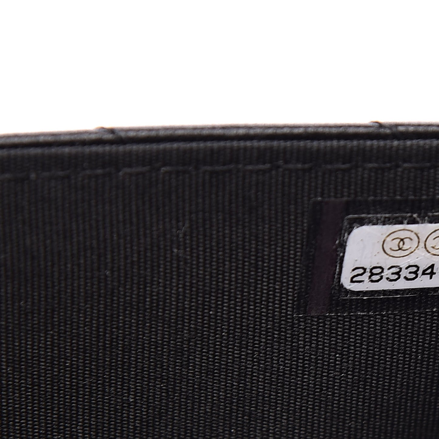 Lambskin Quilted Trendy CC Wallet On Chain WOC Black