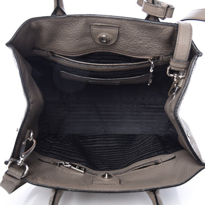 Prada Vitello Daino Twin Pocket Tote Argilla 5 of 12