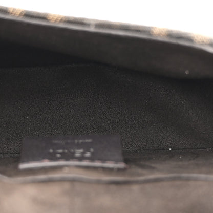 Fendi Fabric Jacquard Vitello Cher Cuoio FF 1974 Nano Fendi C'mon Tobacco Moro Ebano 5 of 11