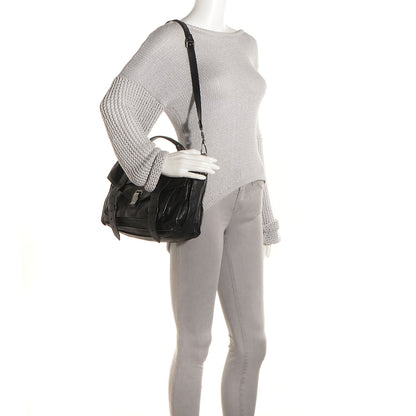 Proenza Schouler Lambskin Medium PS1 Satchel Black 2 of 13