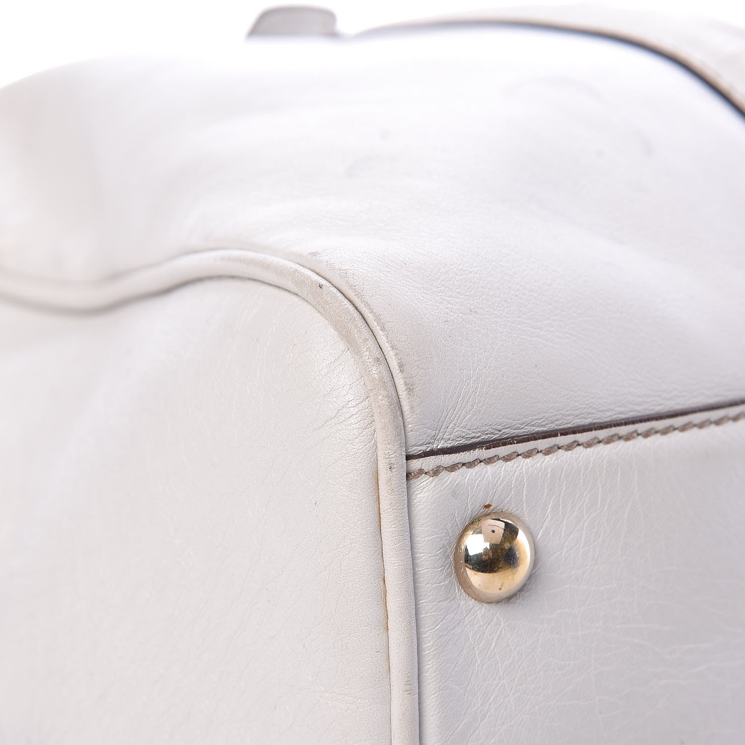 Gucci Calfskin Medium Britt Boston White 9 of 22