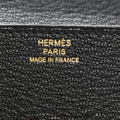 Hermes Chevre Mysore Clic Mini Card Holder Black 6 of 8