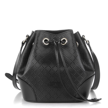 Gucci Bright Diamante Small Bucket Bag Black 1 of 7