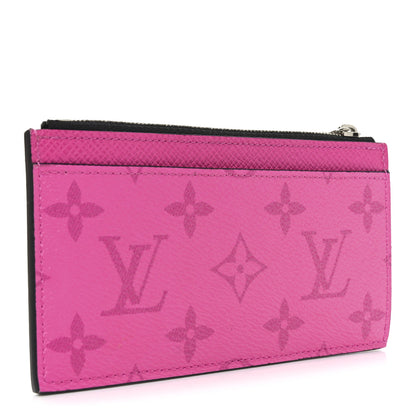 Louis Vuitton Taigarama Coin Card Holder Fuchsia 3 of 7