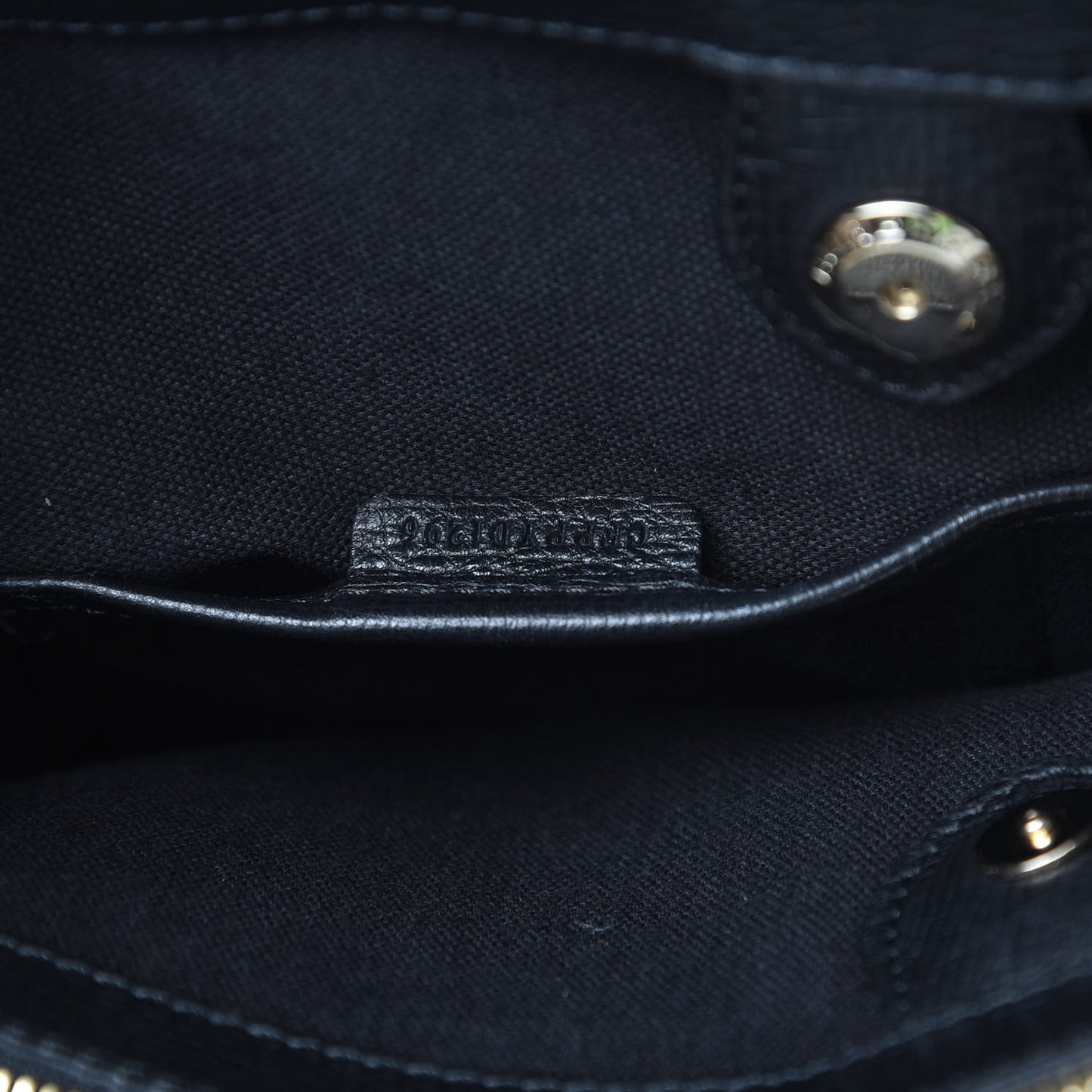 Grainy Calfskin House Check Large Banner Tote Black