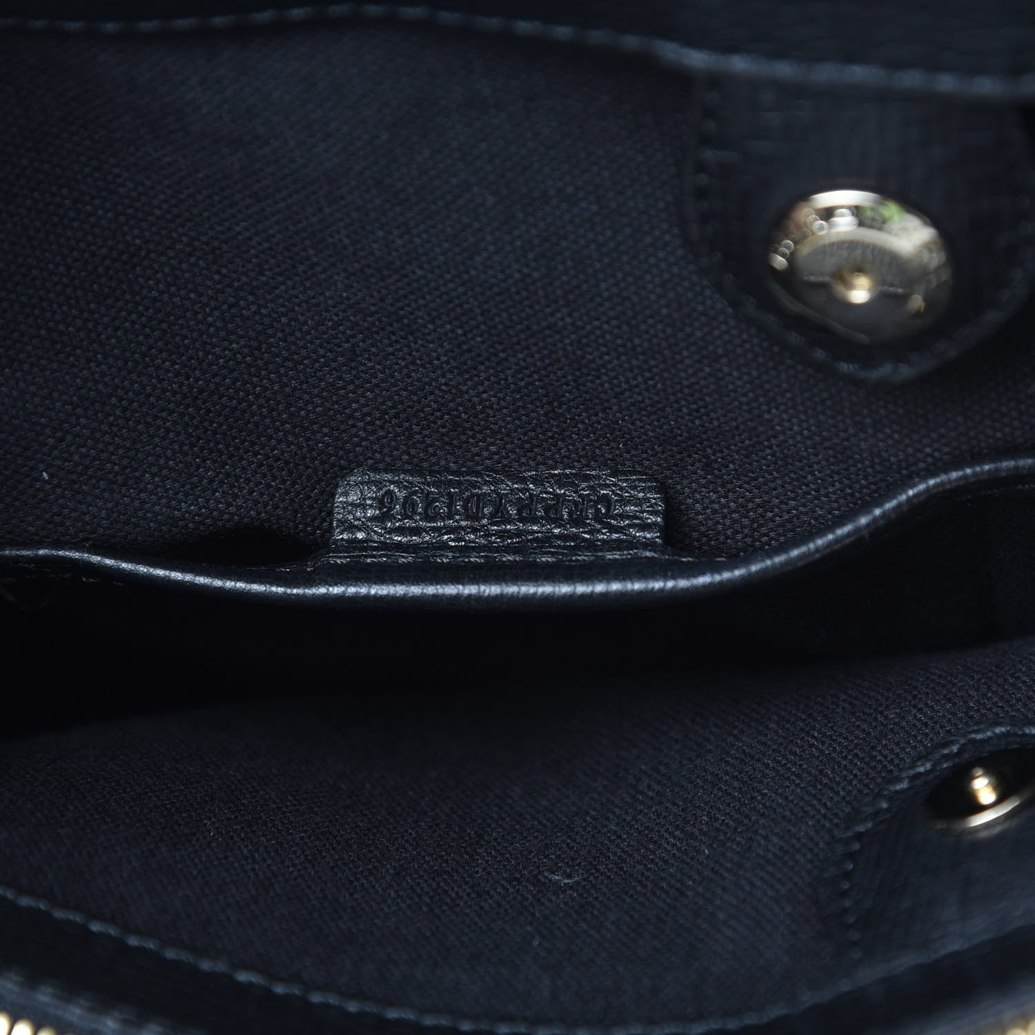 Burberry Grainy Calfskin House Check Large Banner Tote Black 8 of 18
