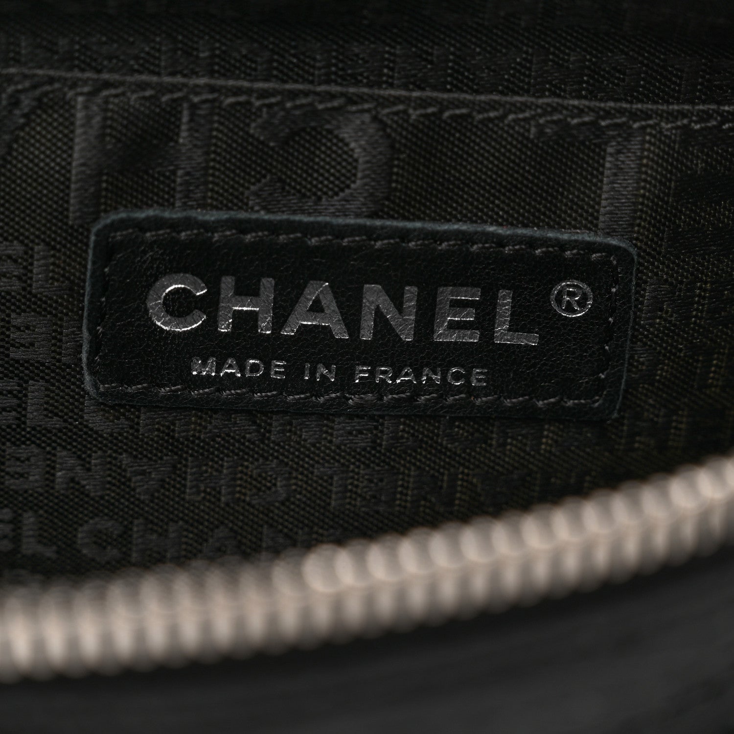 Chanel Satin Camellia Evening Bag Black 6 of 9