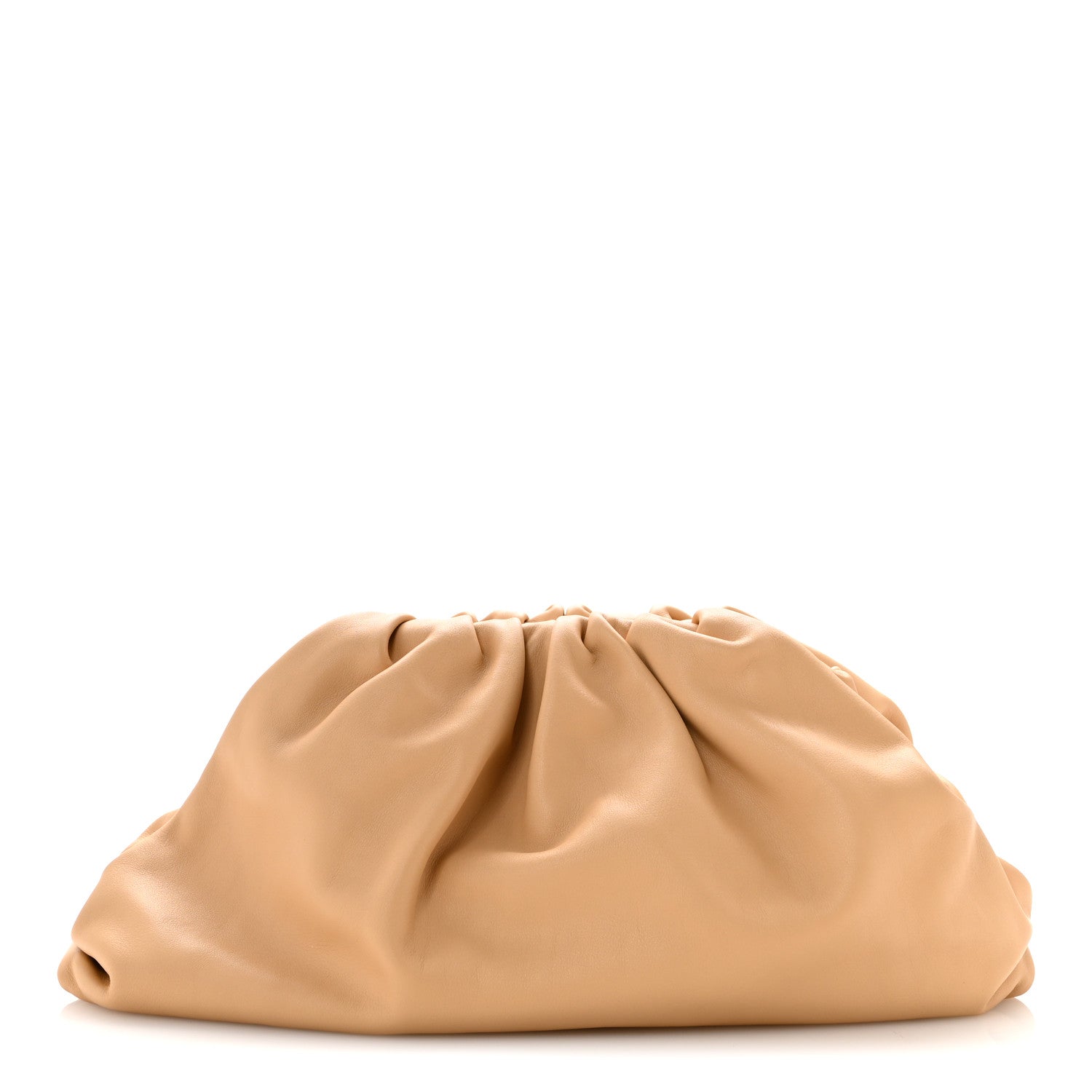 Bottega Veneta Smooth Butter Calf The Pouch Oversized Clutch Biscotto 1 of 10