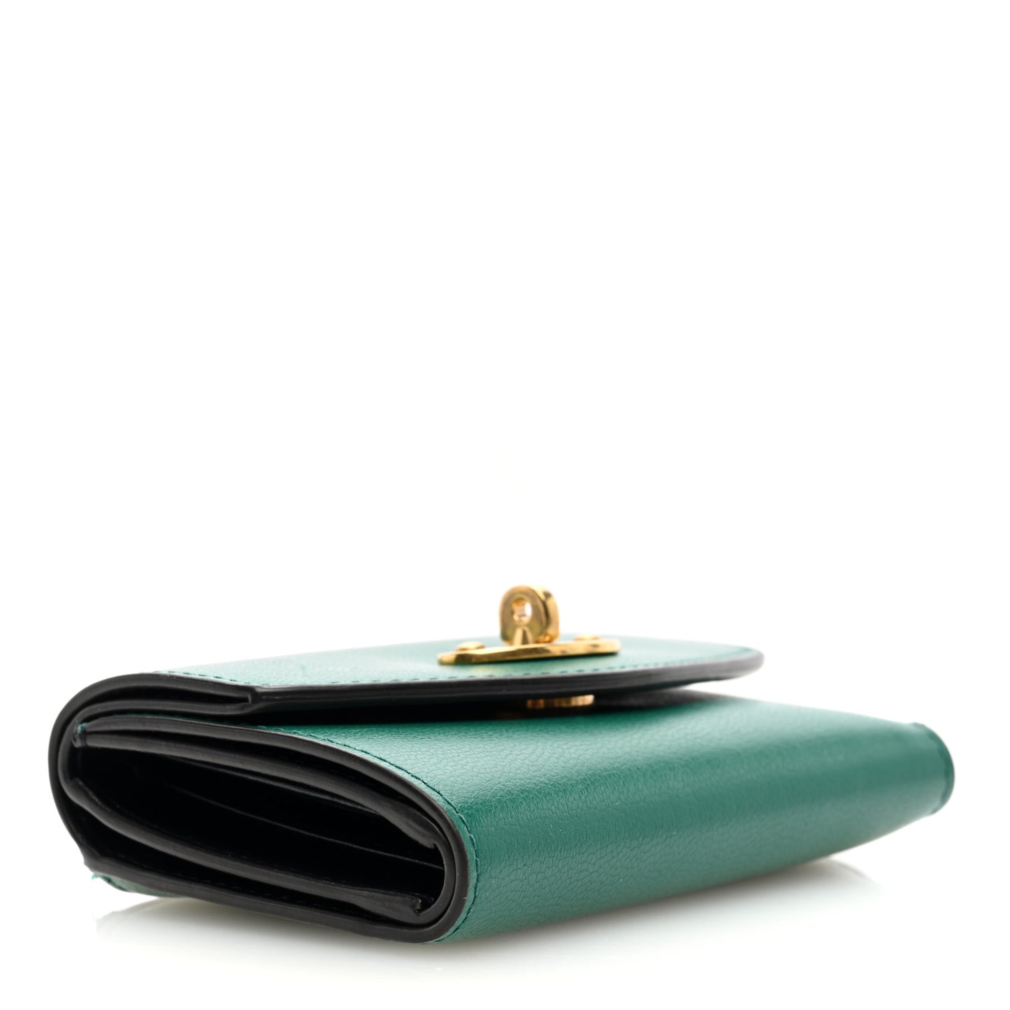 Classic Grain Small Darley Wallet Green