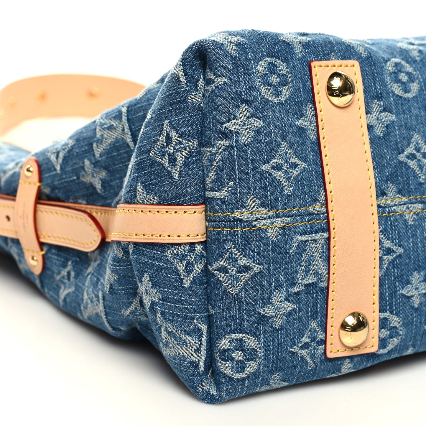 Monogram Denim CarryAll MM Blue
