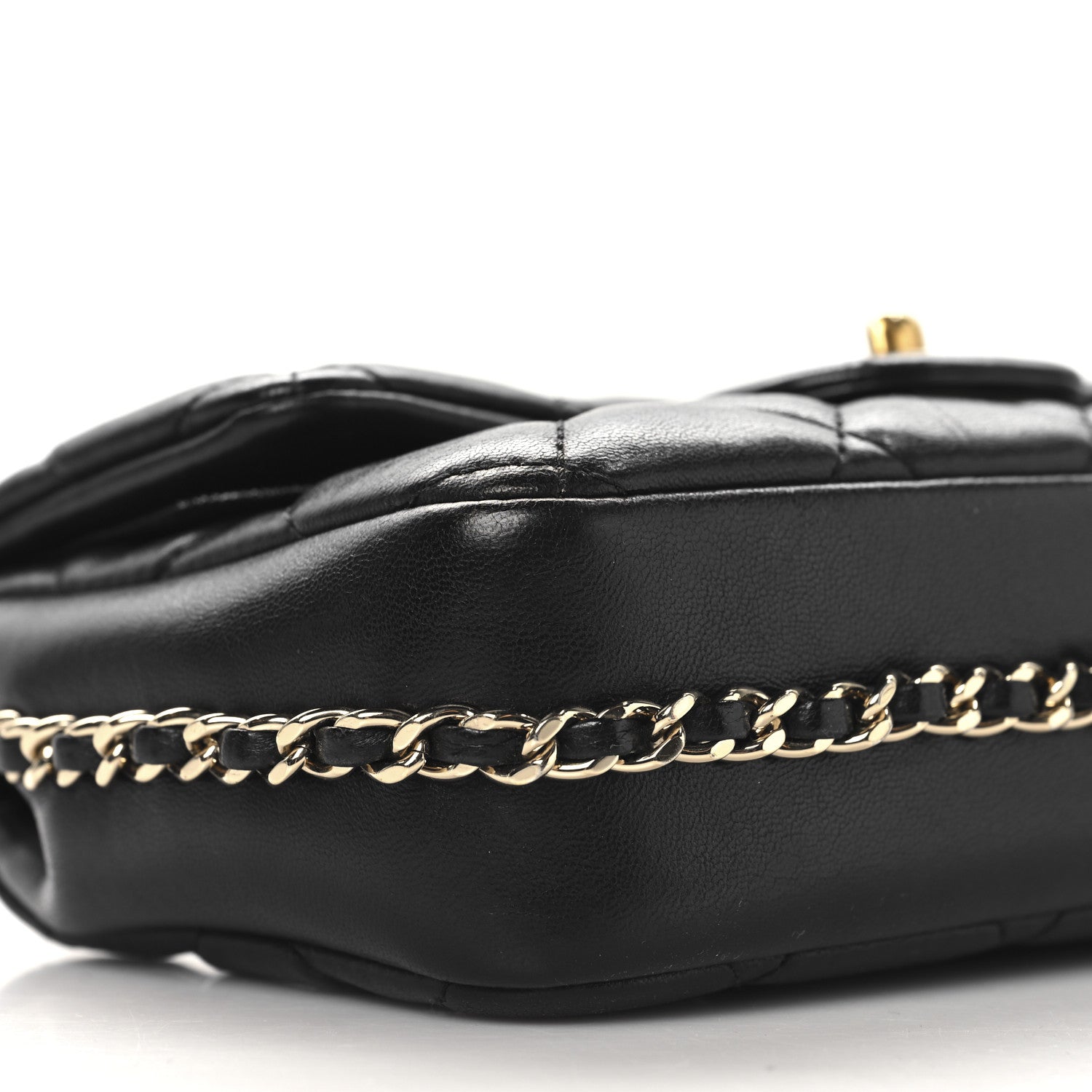 Chanel Lambskin Quilted Mini My Precious Flap Black 9 of 10