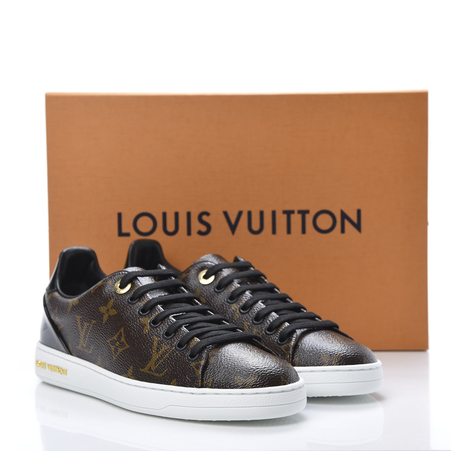 Louis Vuitton Patent Monogram Frontrow Sneakers 36.5 9 of 9