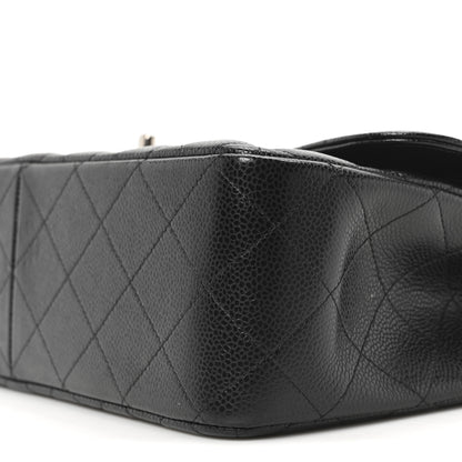 Chanel Caviar Quilted Jumbo Double Flap Black 10 of 11