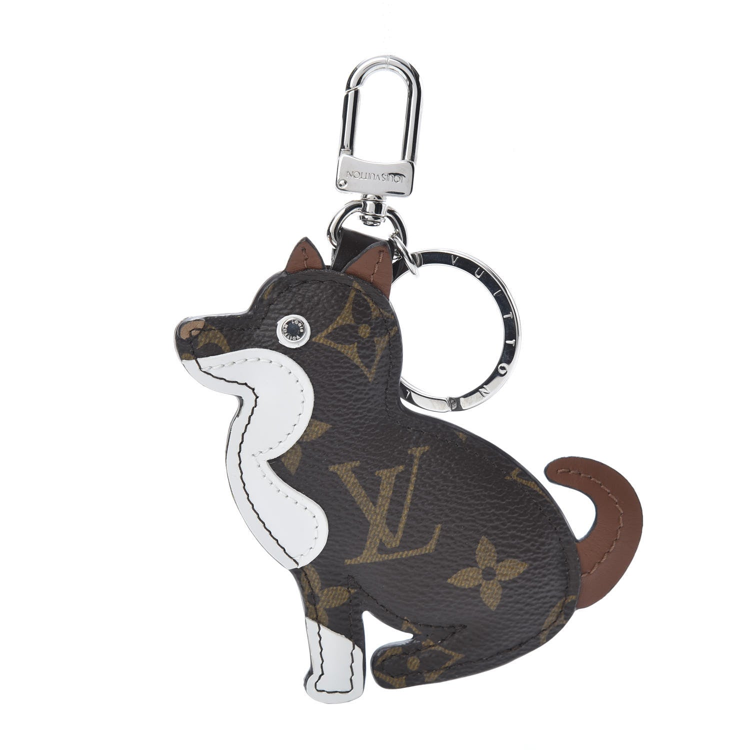 Louis Vuitton Monogram Dog Bag Charm Key Holder 1 of 4
