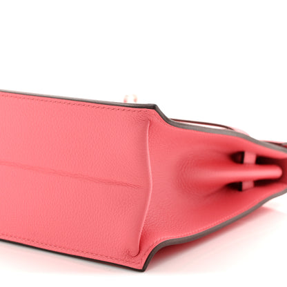 Hermes Evercolor Verso Kelly Danse II Belt Bag Rose D'Ete Vert Cypress 10 of 11