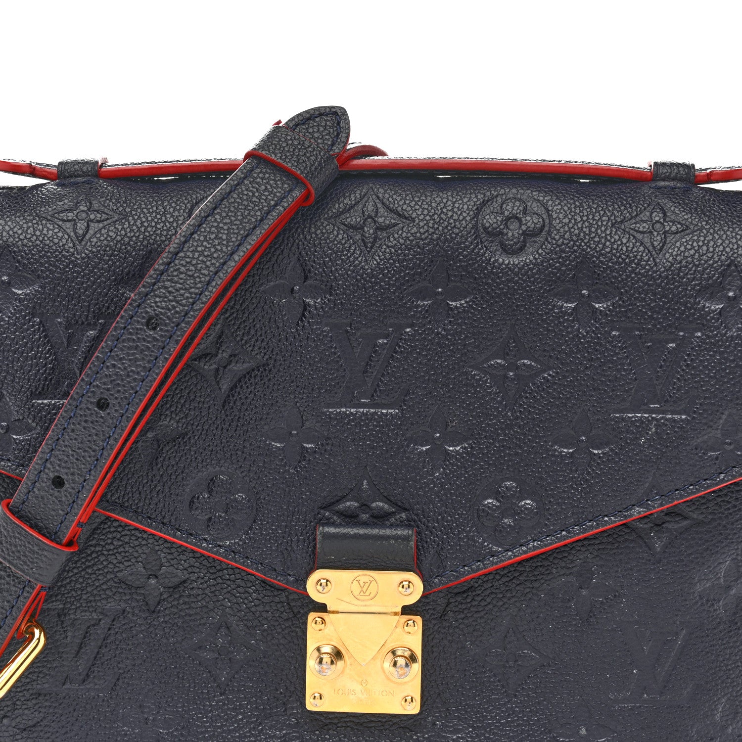 Louis Vuitton Empreinte Pochette Metis Marine Rouge 7 of 17