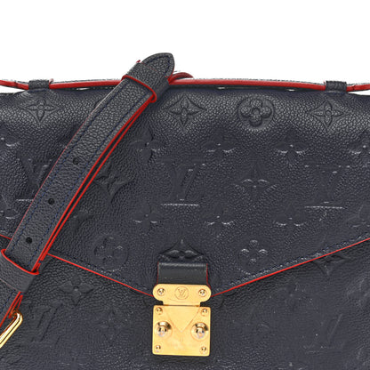 Louis Vuitton Empreinte Pochette Metis Marine Rouge 7 of 17